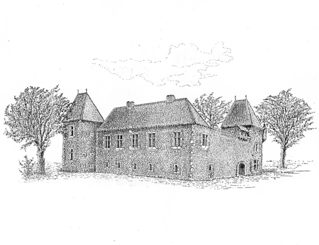 photo aérinne chateau de Sainte-Foy